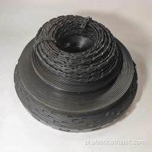 Zróżnicowany czarny łańcuch PVC